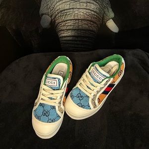 Kids multi color Gucci sneaker